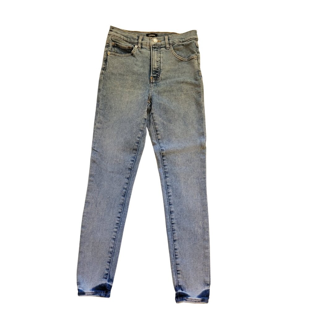 Stonewash skinny jeans